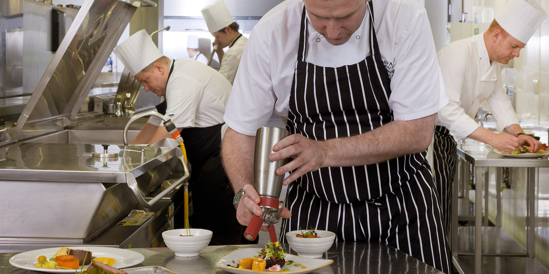 Our Executive Head Chef James Smith at work